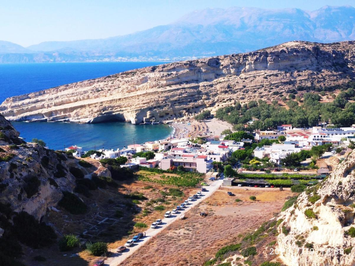 "Villa Kanavos" Apts Matala  Bagian luar foto